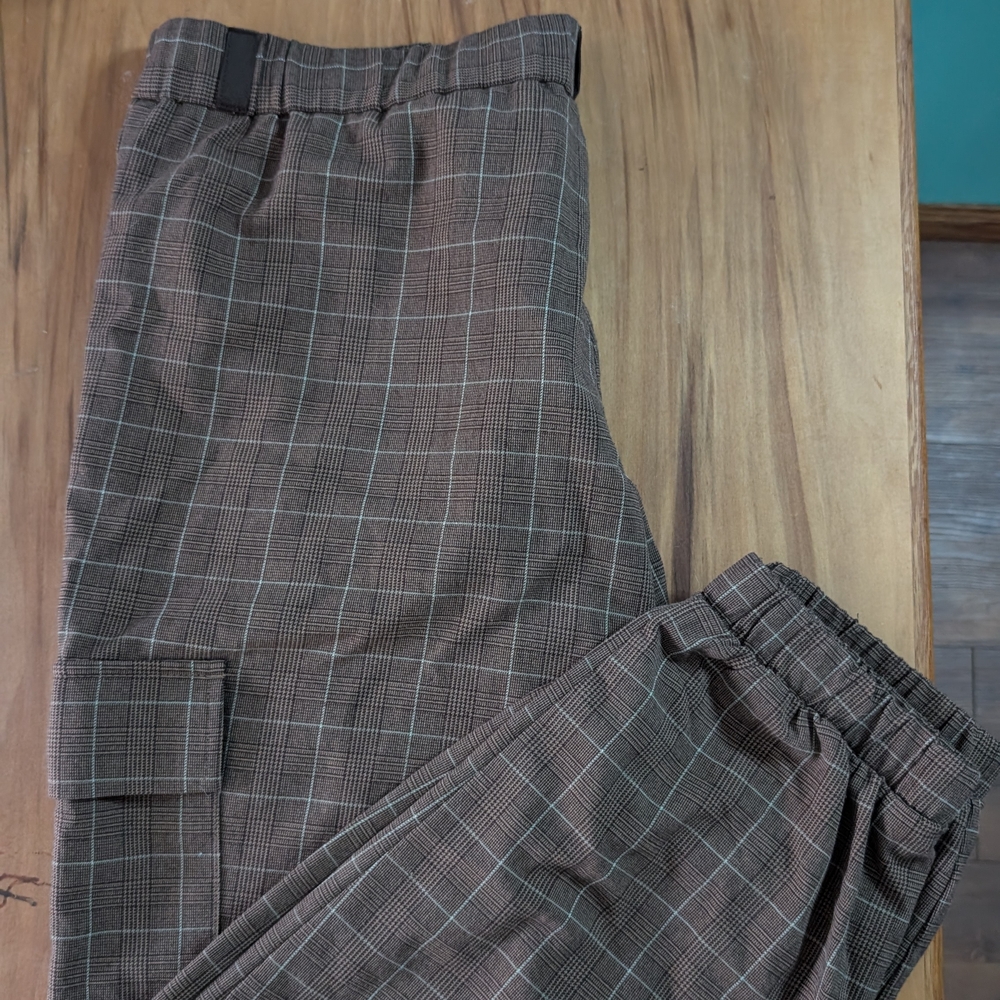 A New Day Brown Cargo Joggers Pants Jo